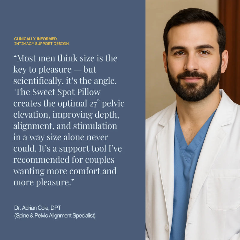 Avrae Sweet Spot™ Intimacy Support Pillow  with Precision 27° Angle for Enhanced Intimacy and Support